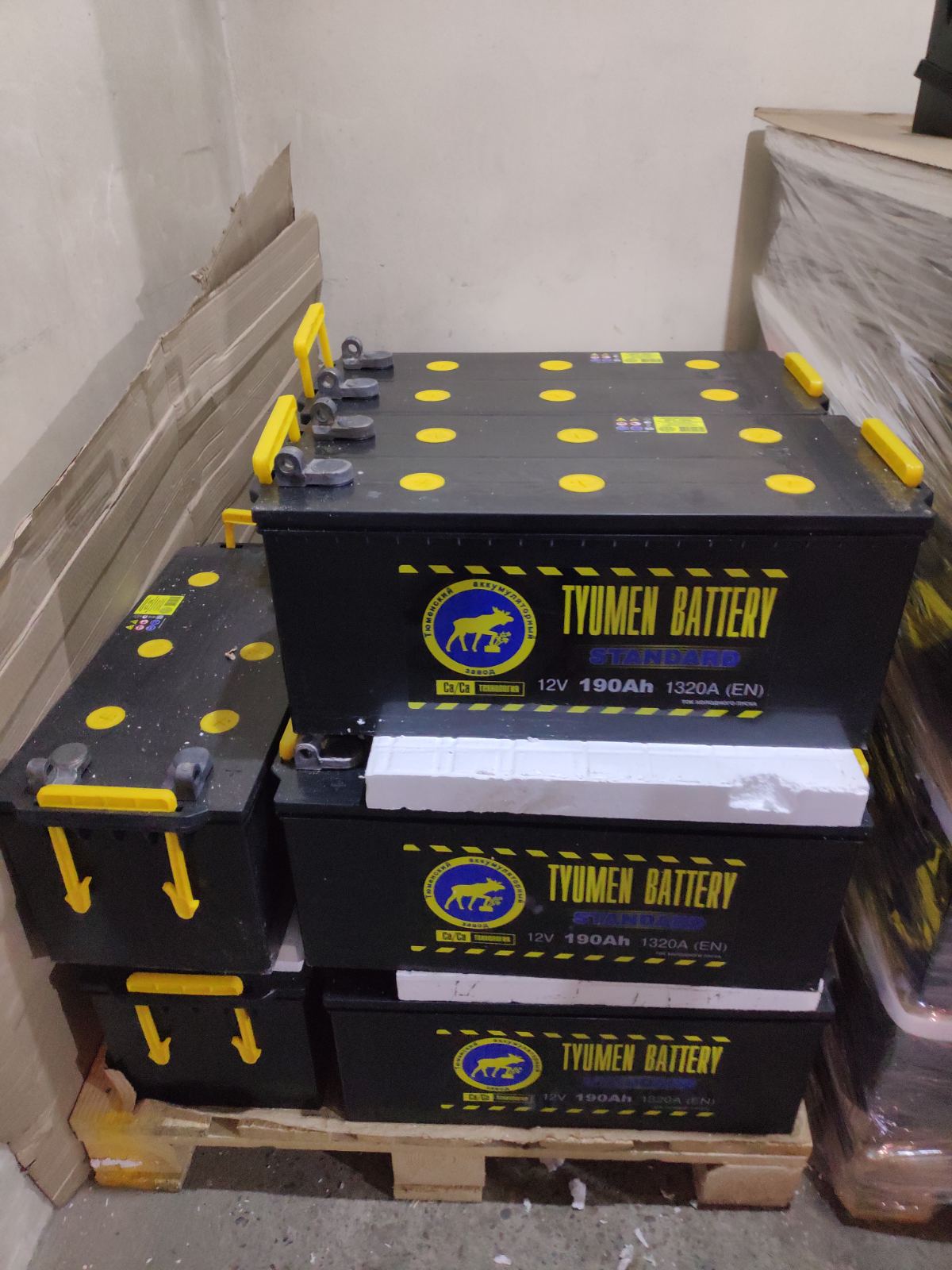 АКБ Тюмень 190 а/ч (болт)