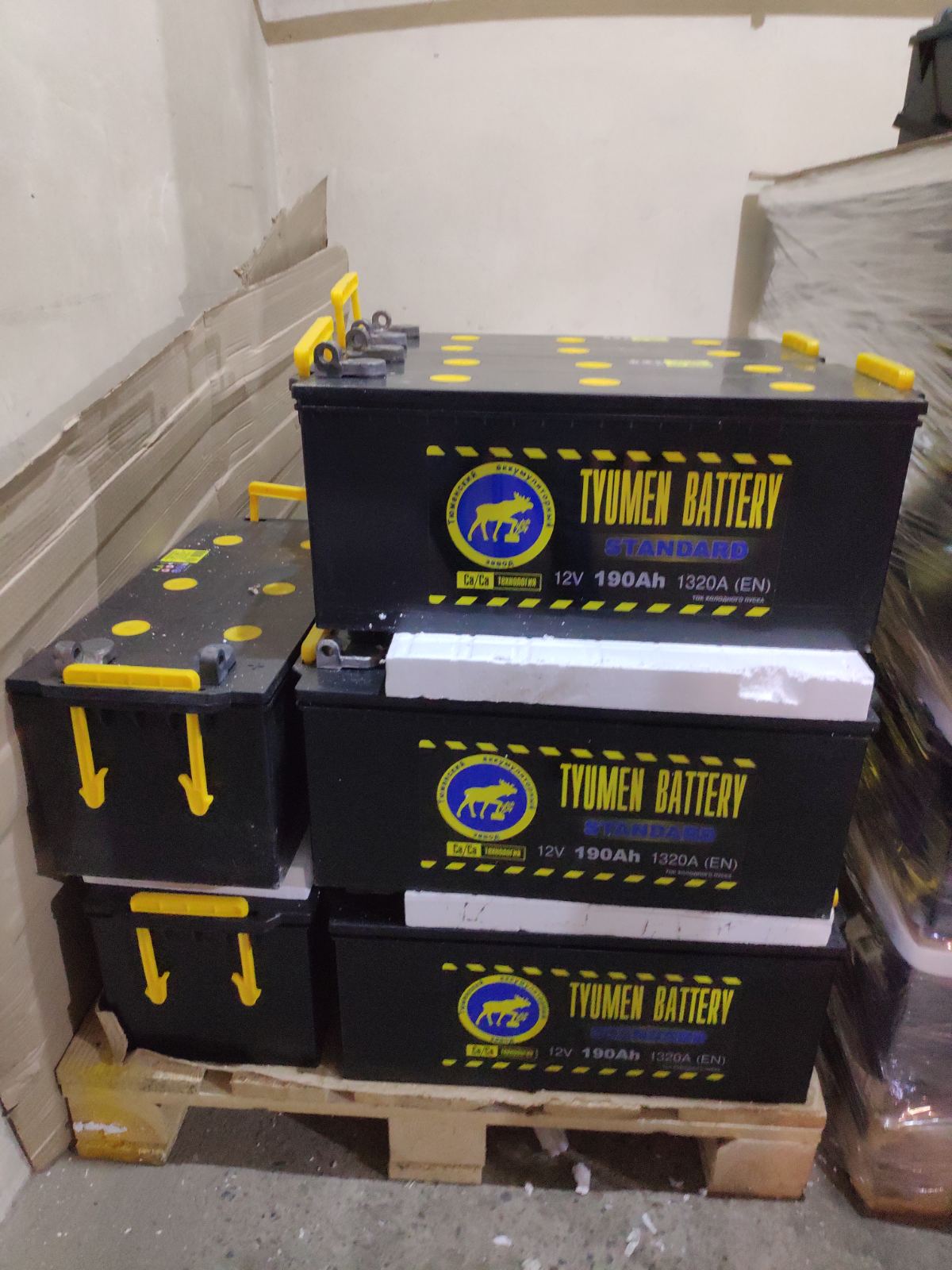 АКБ Тюмень 190 а/ч (болт)